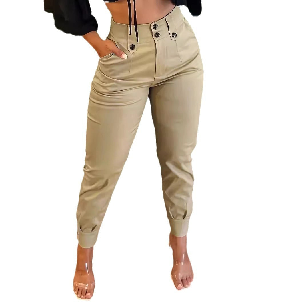 Solid Color Trousers