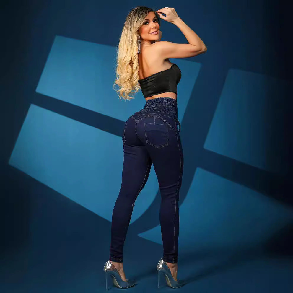 Tied Slim Fit Skinny Jeans