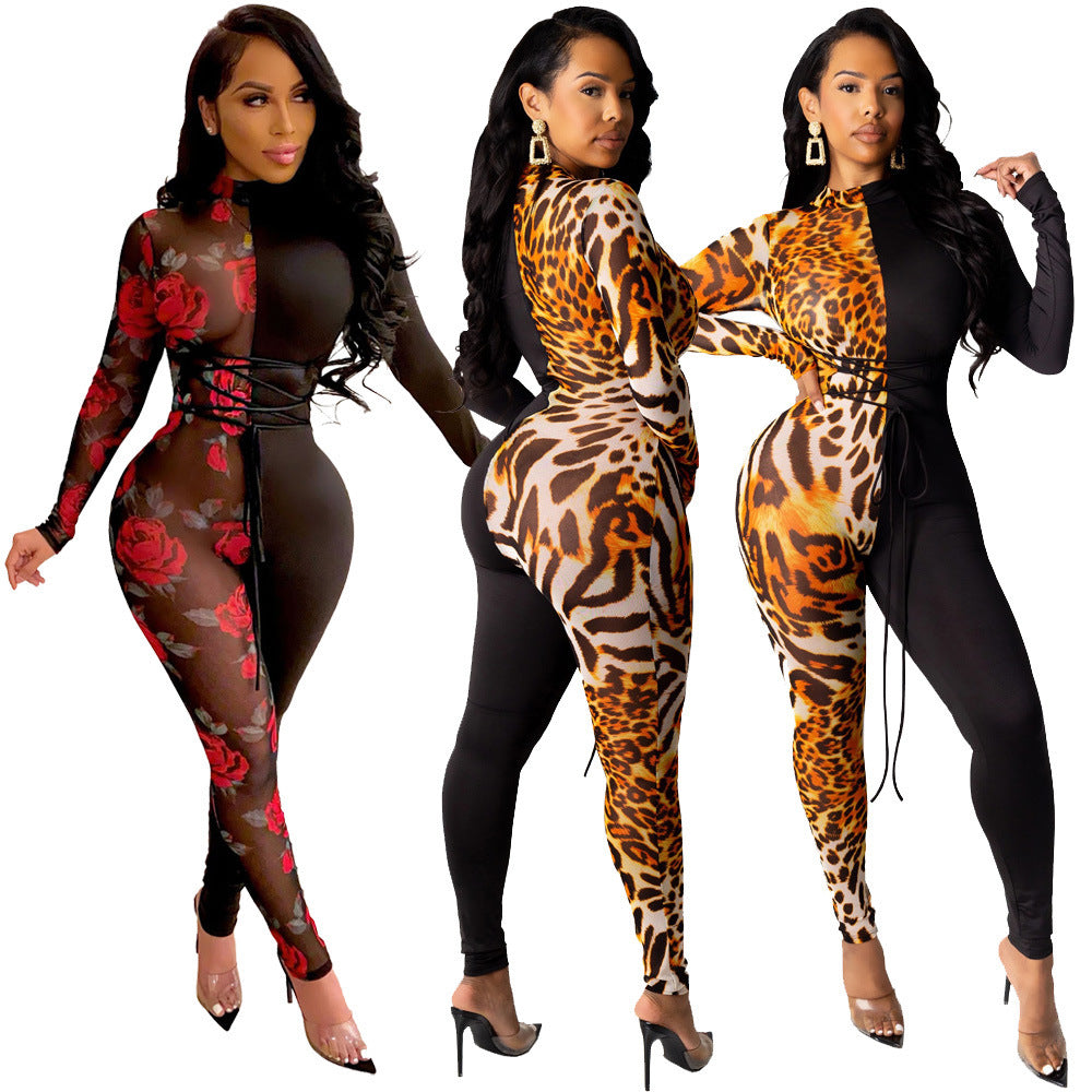 One Piece Slim Fit Long Jumpsuit
