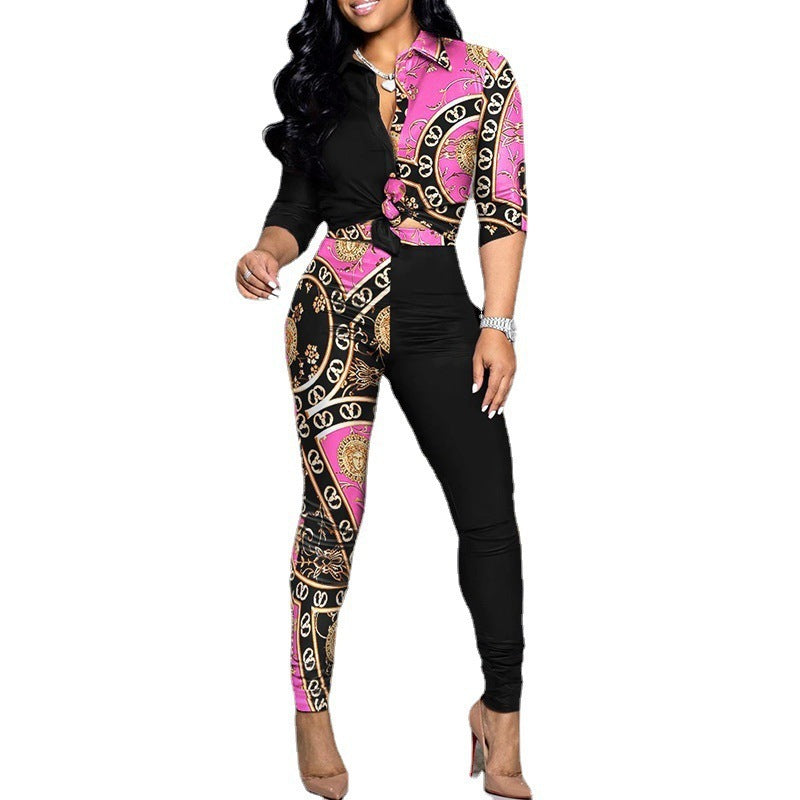 Casual Pants Two-piece Set