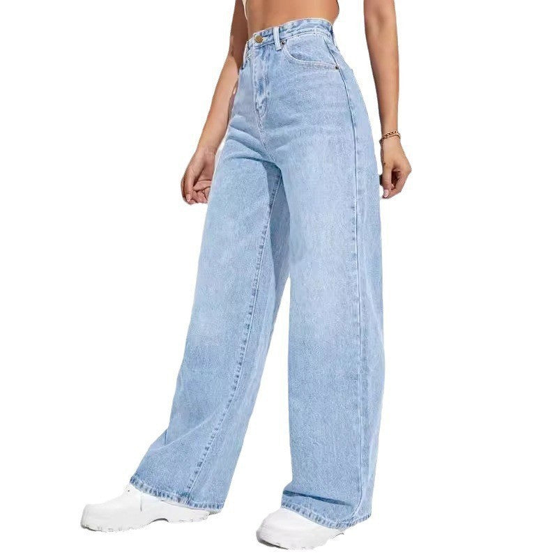 Jeans High Waist Slim Straight