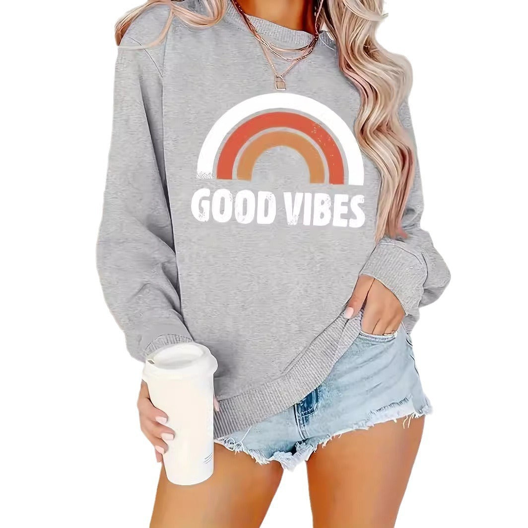 Rainbow Round Neck Sweater