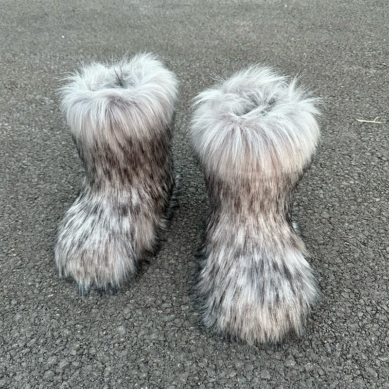 Plush Snow Boots