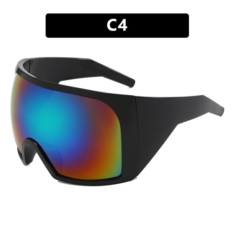 Large Rim Mask Sunglasses