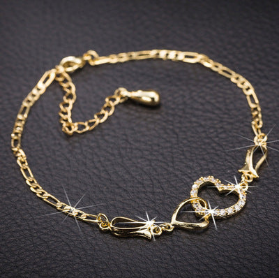 Double Heart Bracelet
