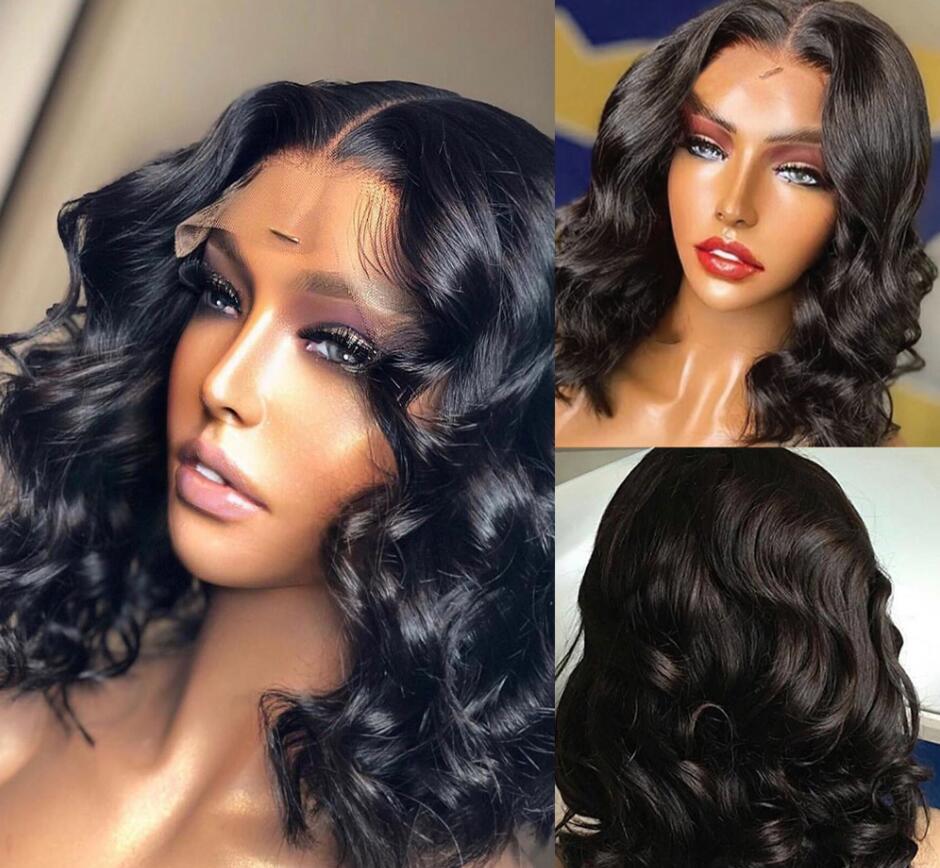 Medium-length Curly Wig