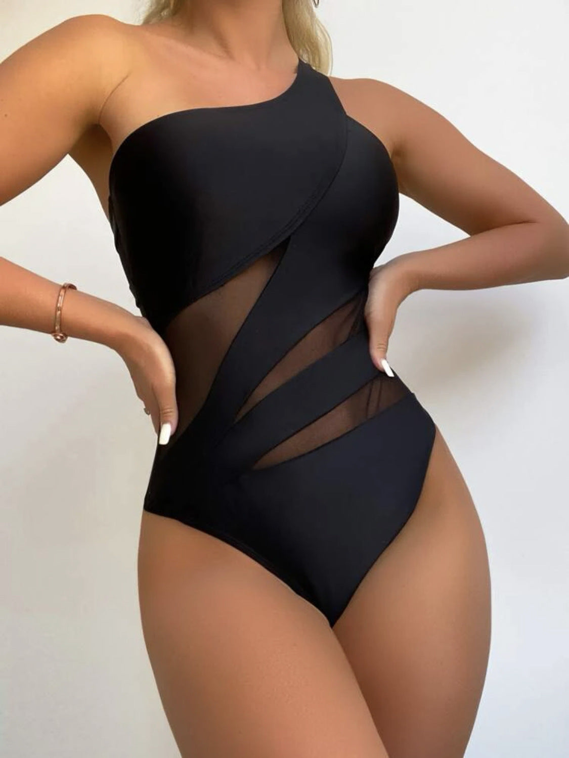 Sexy Solid Color One-piece