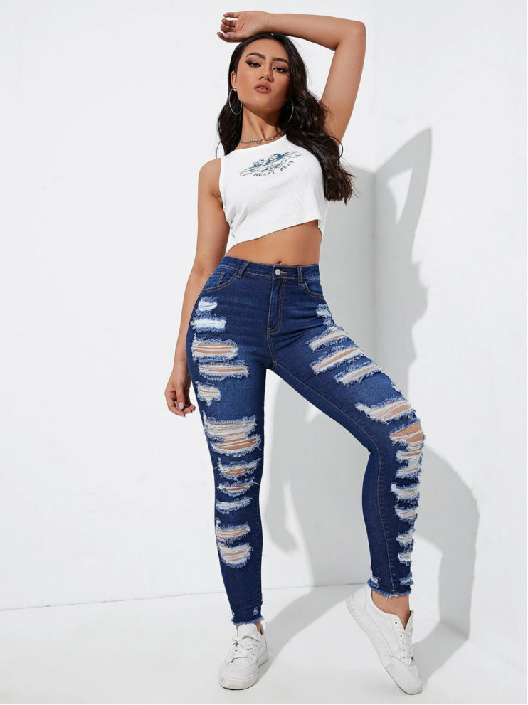 Skinny Denim Trousers
