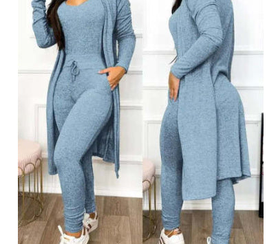 Casual Jumpsuit And Cardigan Cover
