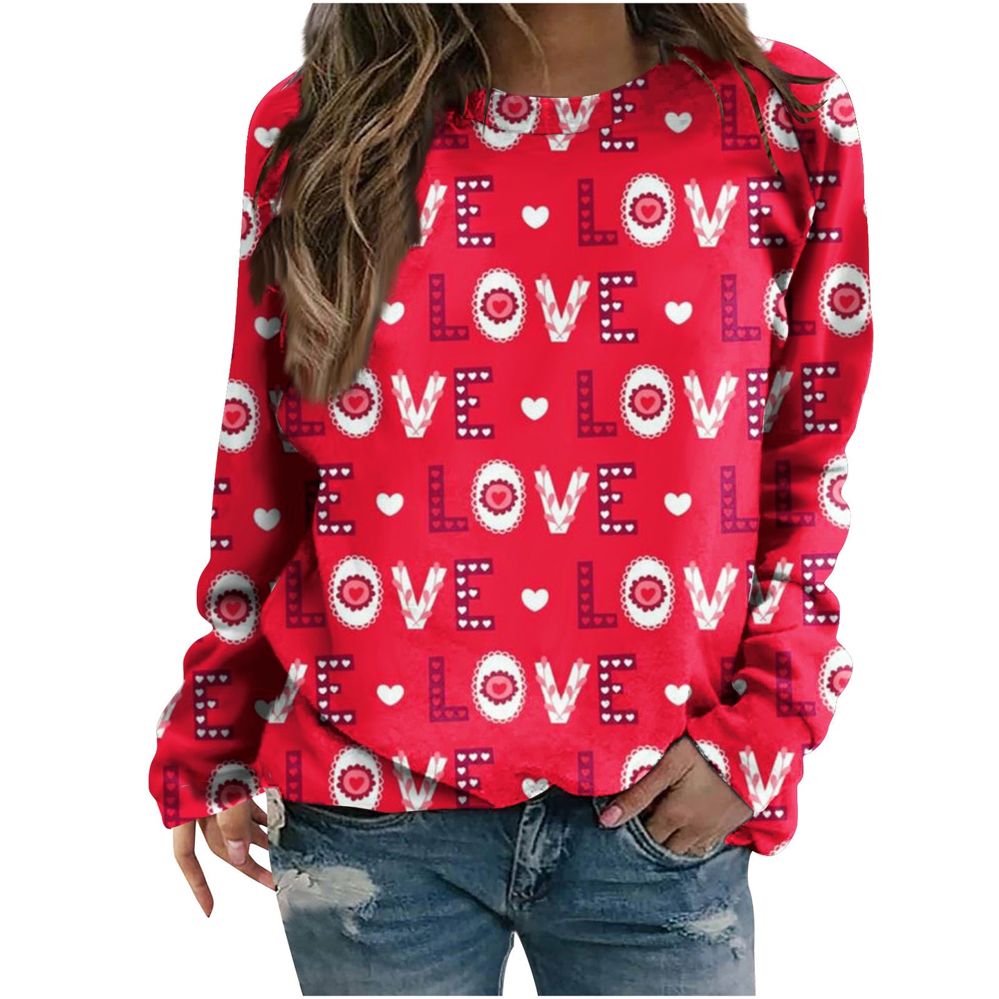 Fashion Round Neck Sweater