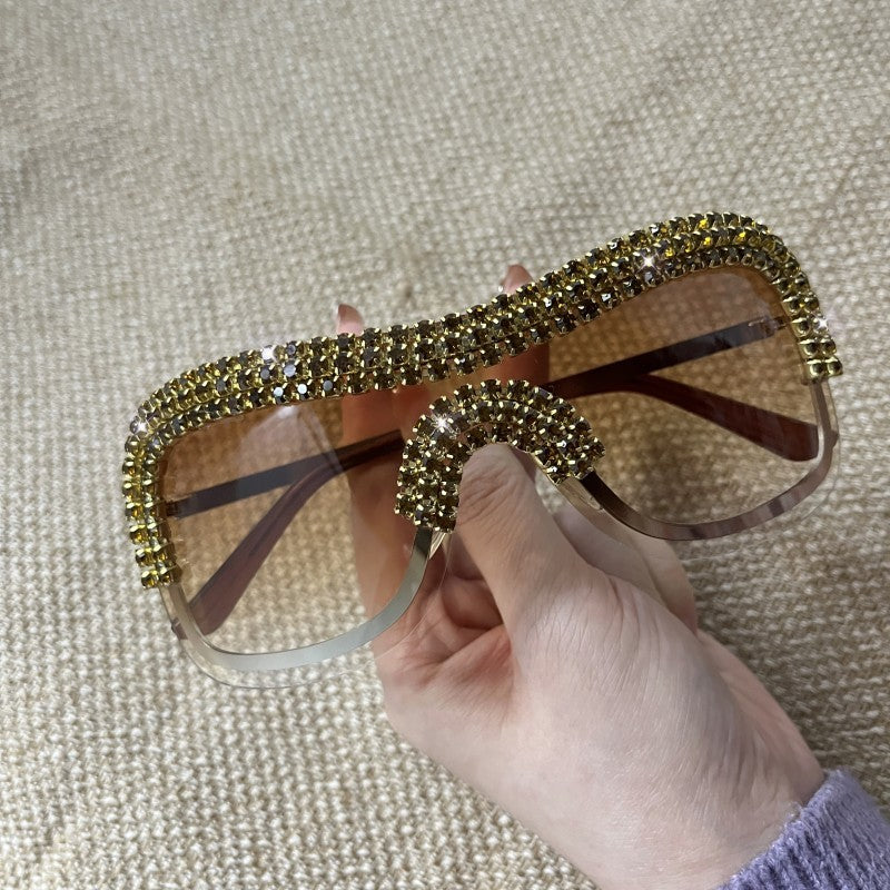 New Fashion Diamond Sunglasses
