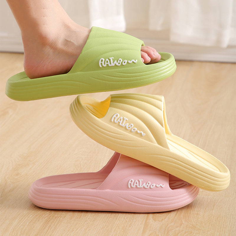 Solid Stripe Thick-soled Non-slip