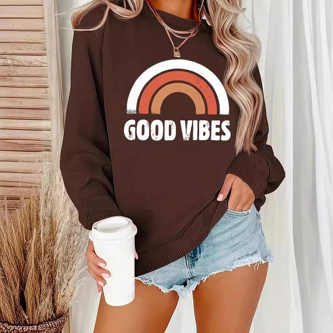 Rainbow Round Neck Sweater