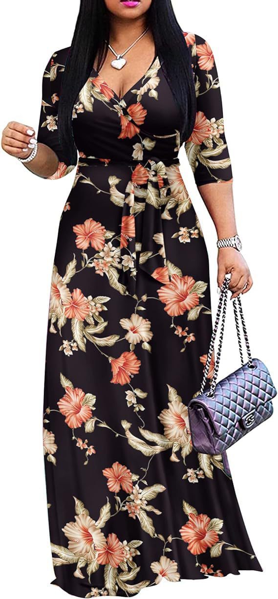 V-neck Swing Dress
