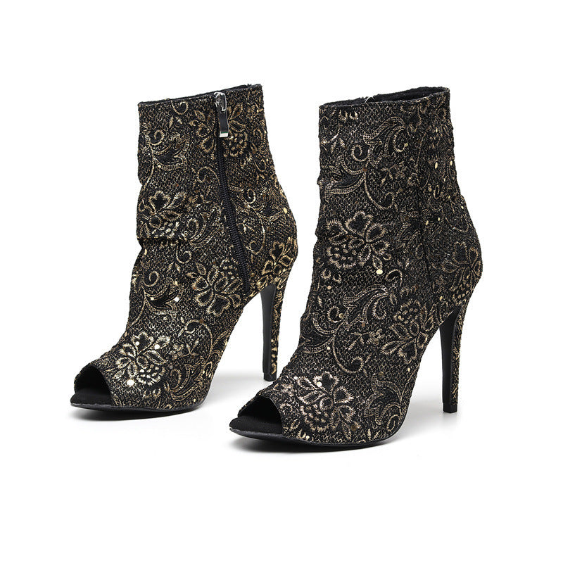 Black Hollow Summer Heels