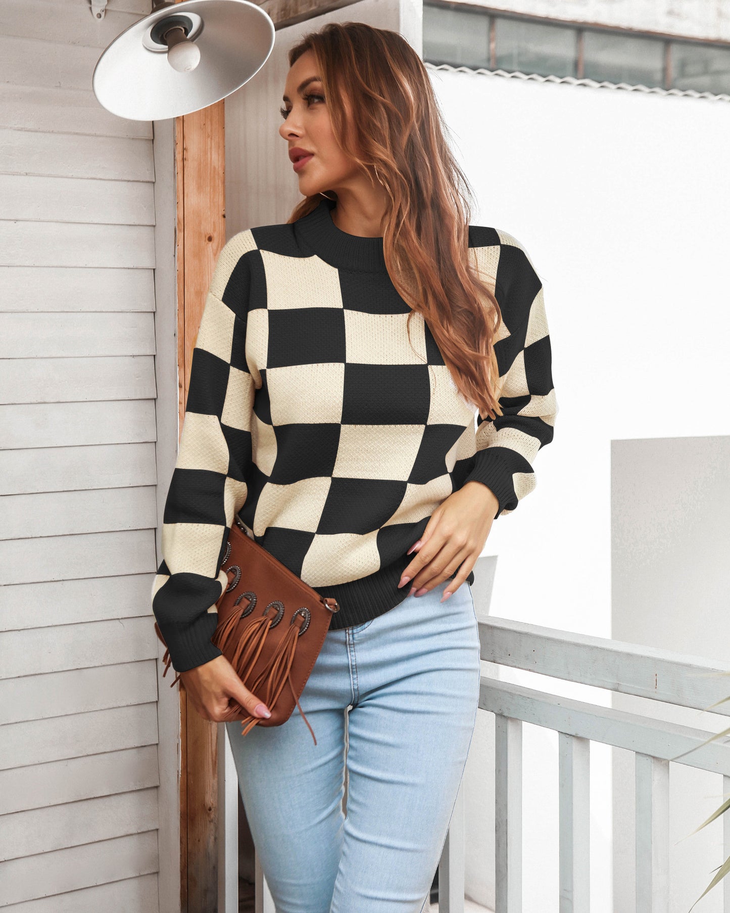 Checkered Sweater