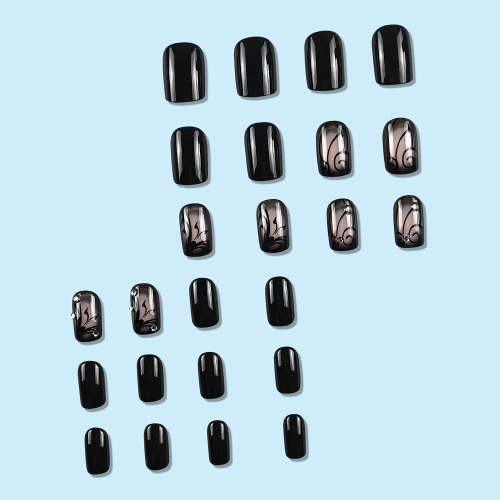 Black Vine Nails