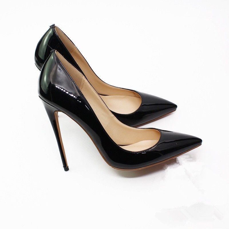 Buckle Black Peep Toe