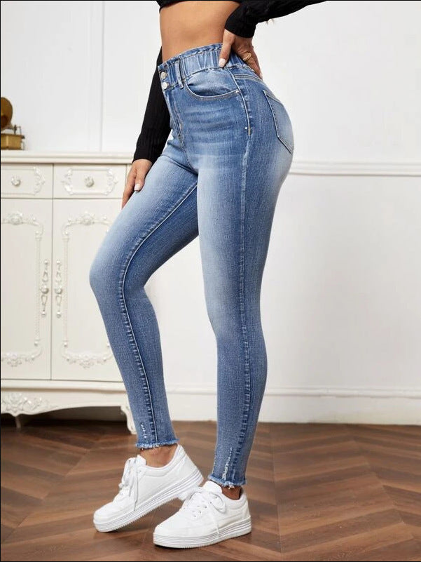 High Elastic Tight Jeans