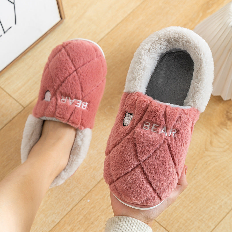 Winter Warm Plush Slippers