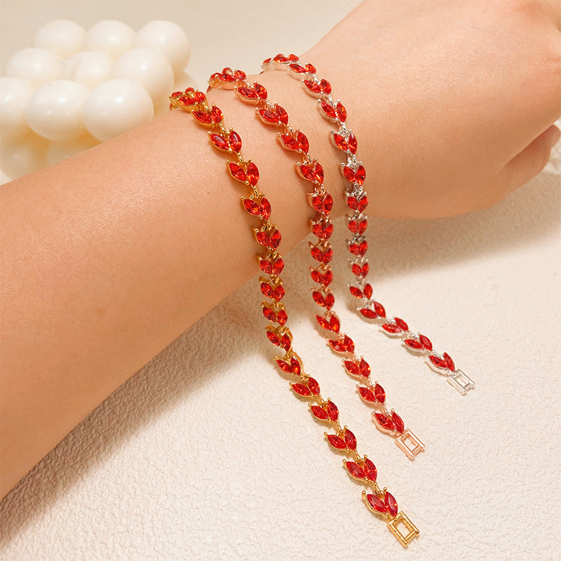 Simple Willow Leaf Bracelet