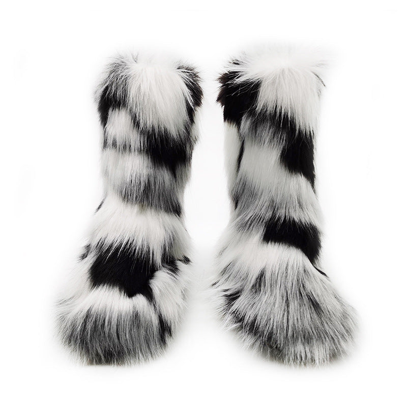 Plush Snow Boots
