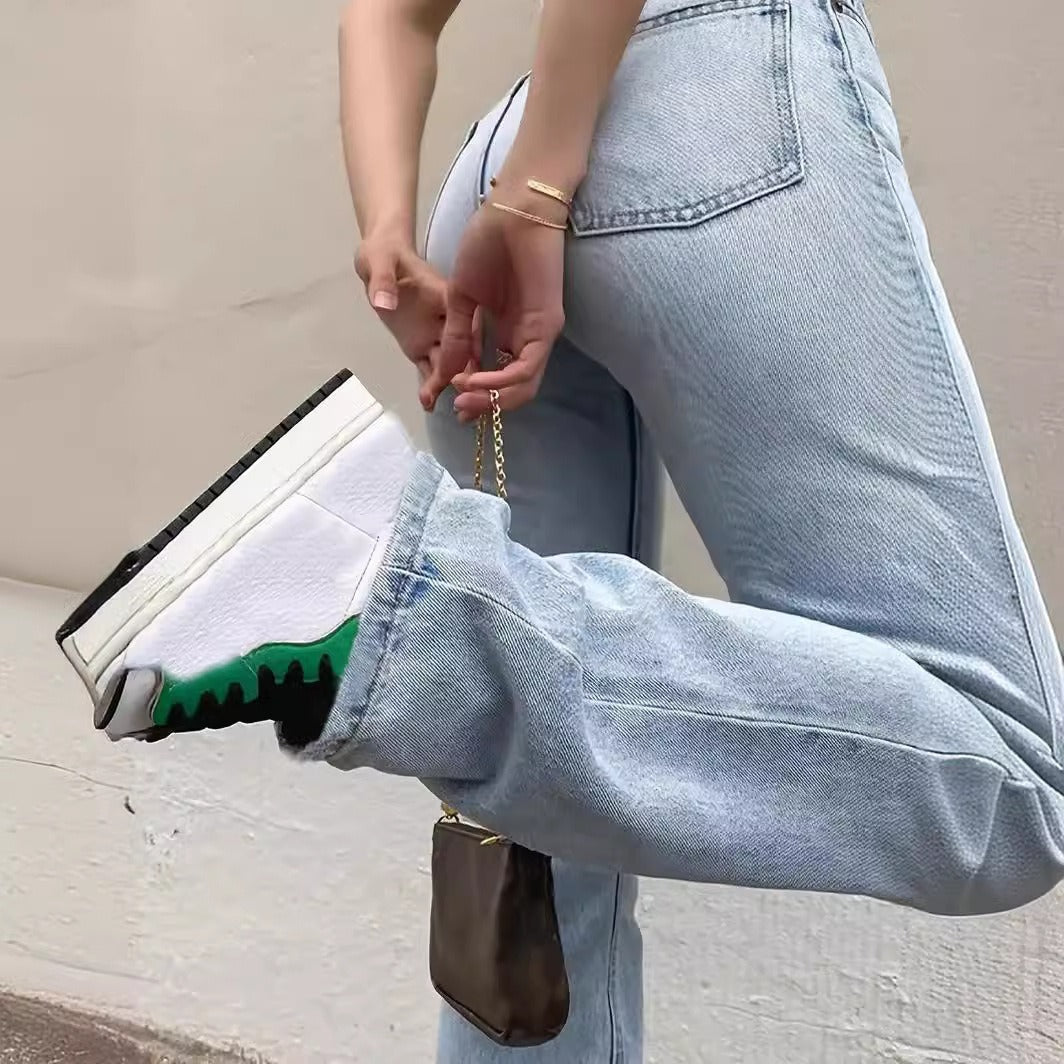 Slim Fit High Waist Stretch Jeans