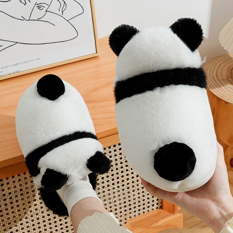 Panda Fleece-lined Slippers