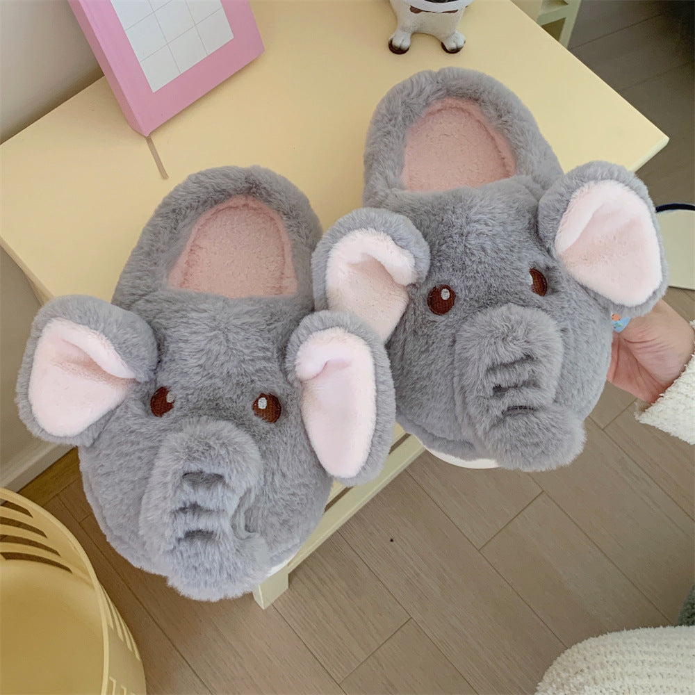 Plush Warm Indoor Slippers