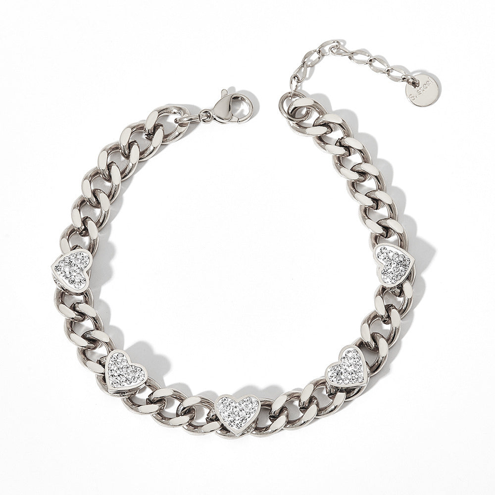 French Heart-shaped Bracelet