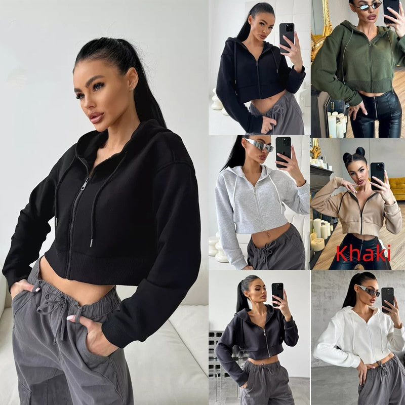 Hooded Drawstring Sweater