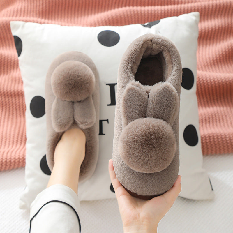 Thick Bottom Non-slip Plush Sluppers