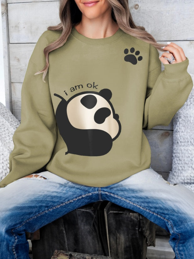 Long Sleeved Panda Hoodie