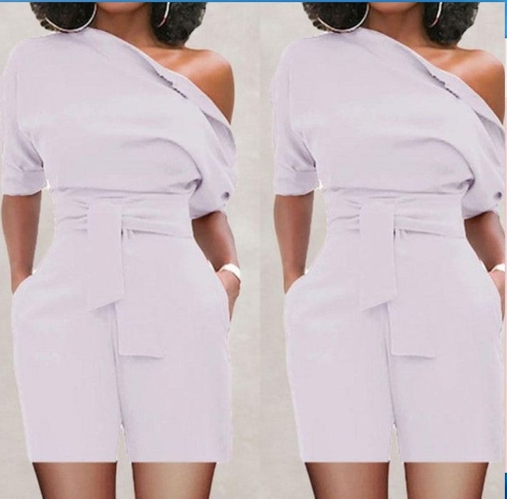 One-piece Shorts Suit