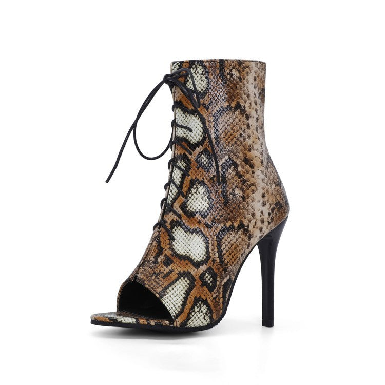 Stiletto Heel Lace-up