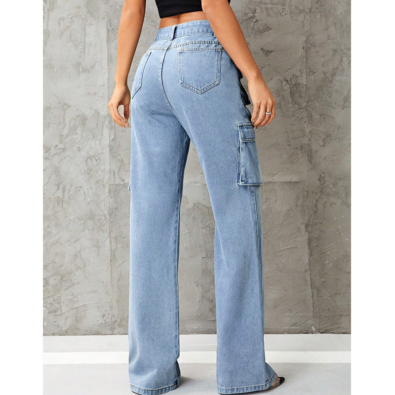 Slimming Denim Trousers