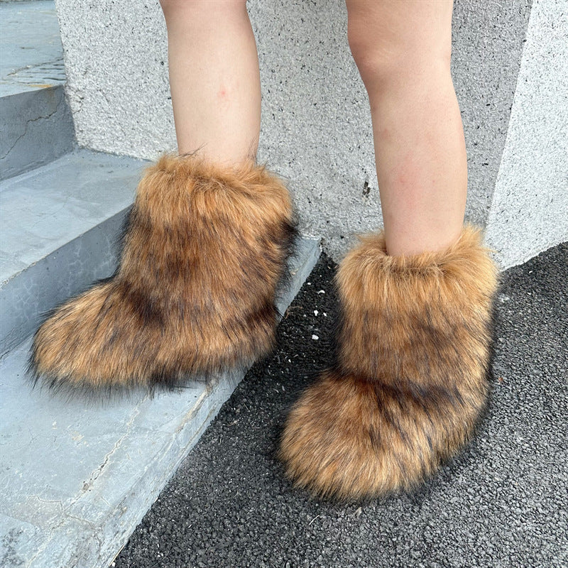 Plush Snow Boots