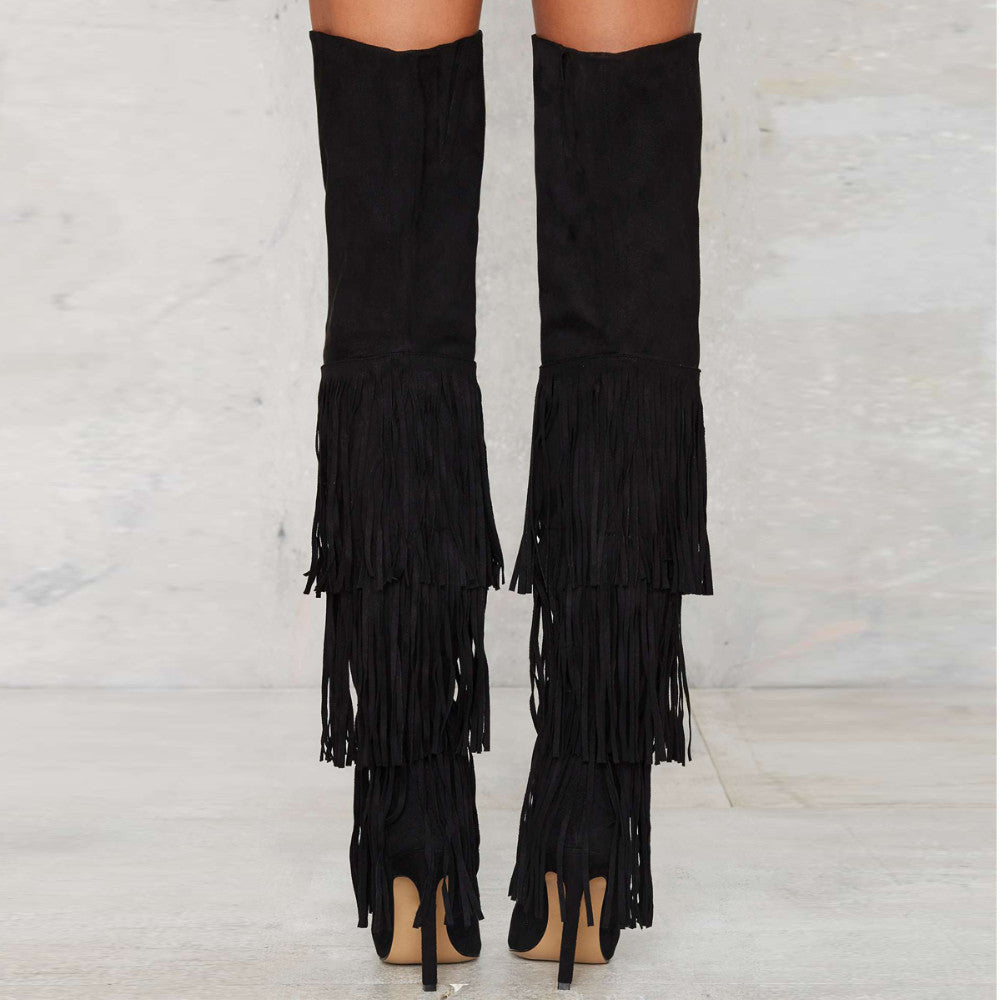 Fringed Boots
