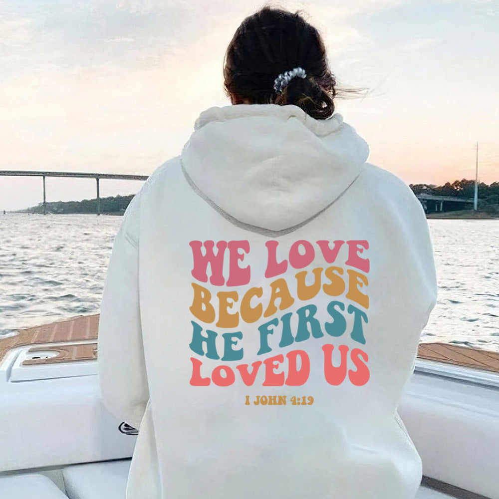 Solid Color Pullover Sweatshirt