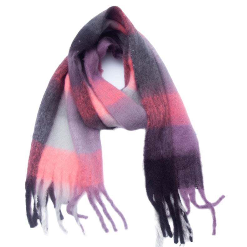 Tassel Plaid Scarf