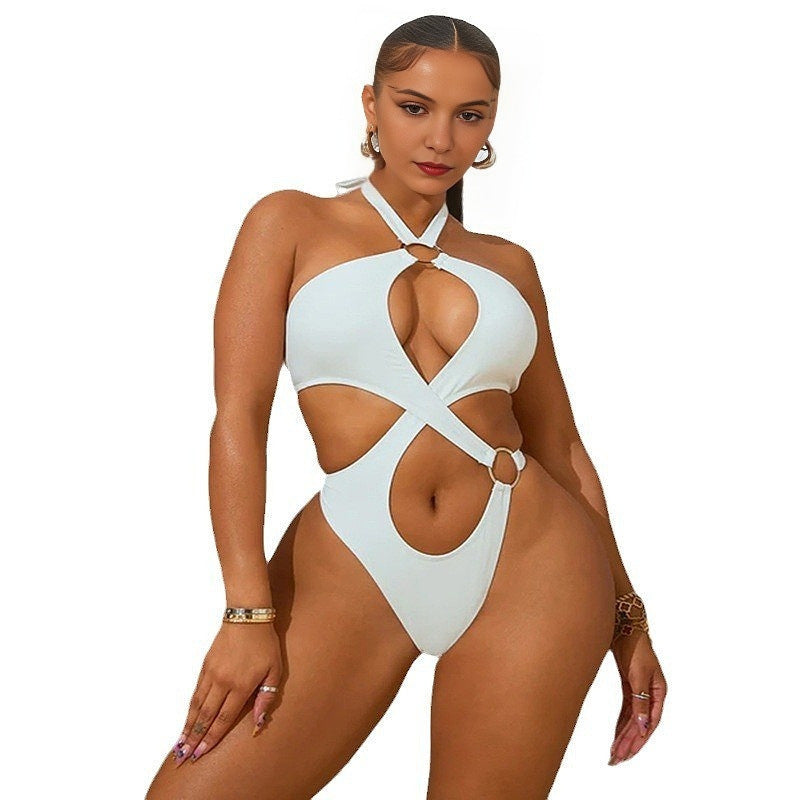 Lace-up swimwear
