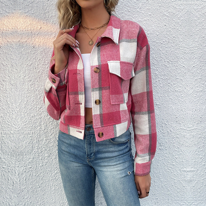 Plaid Crop