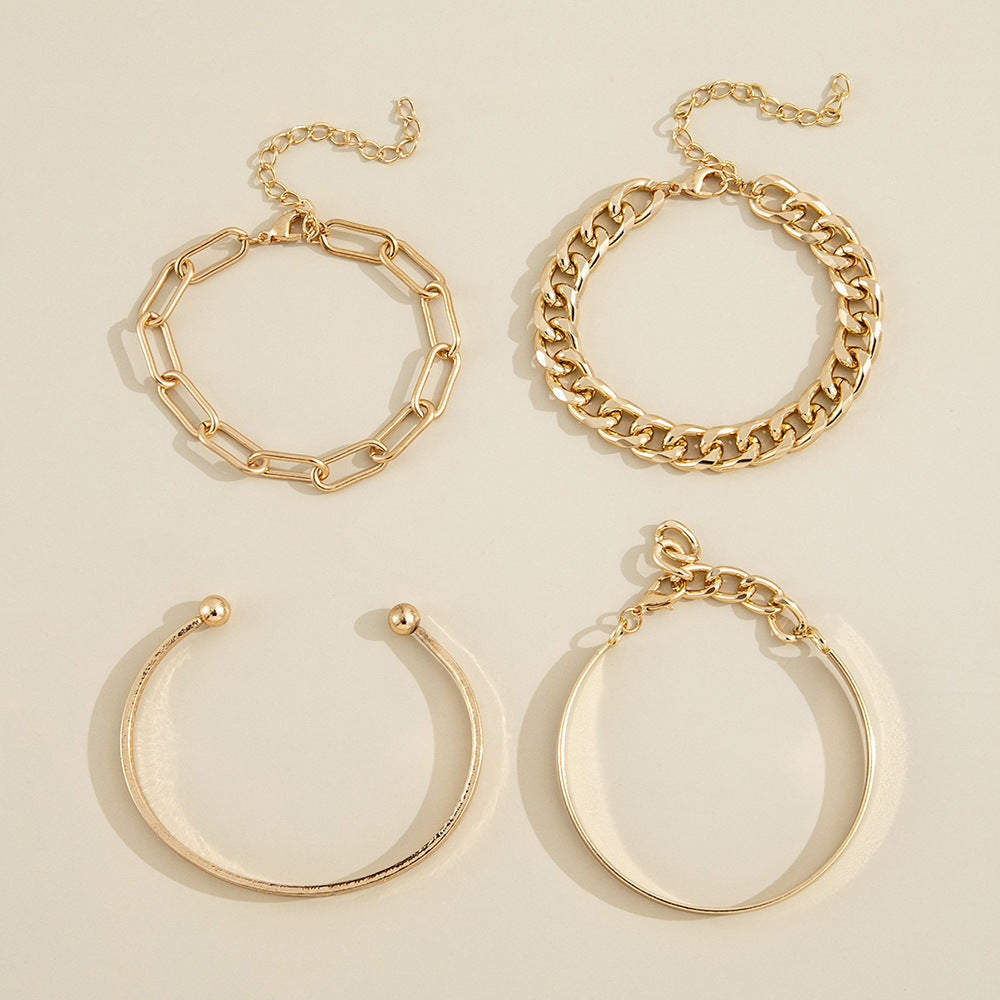 Punk Bracelet Four-piece Set