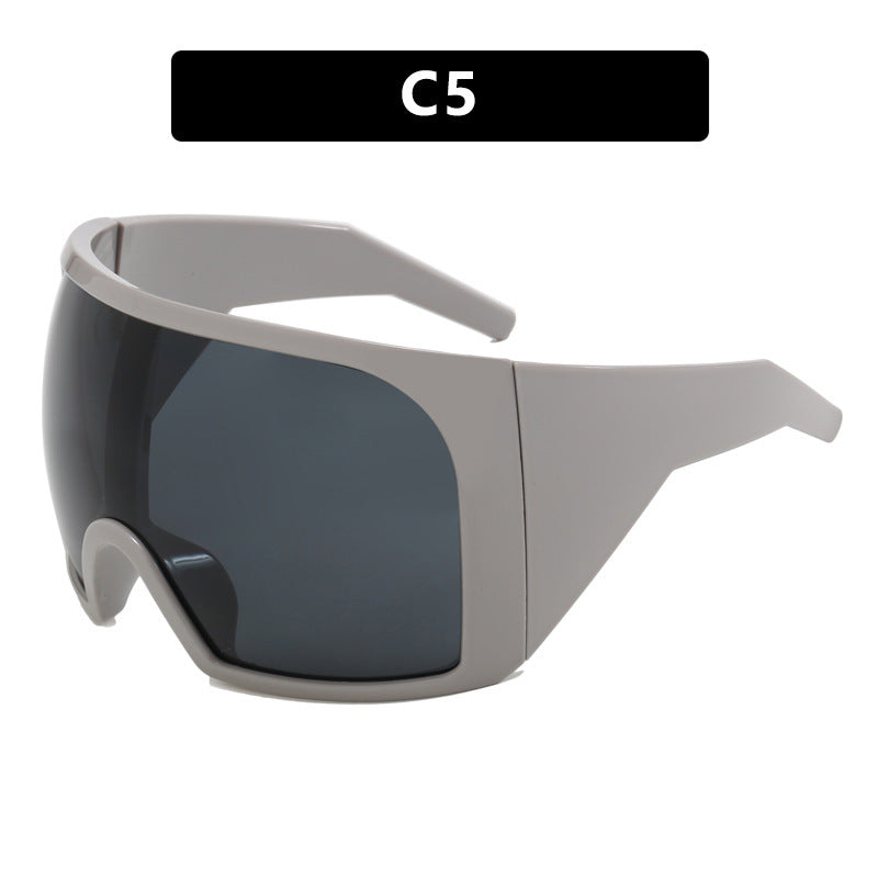 Large Rim Mask Sunglasses