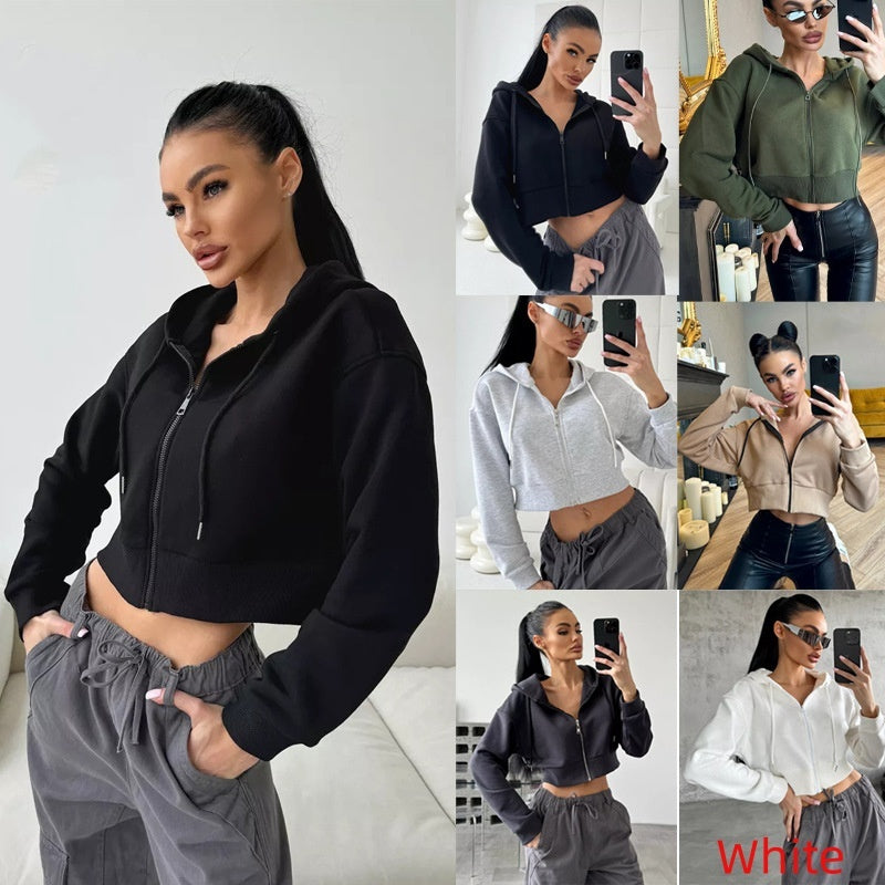 Hooded Drawstring Sweater