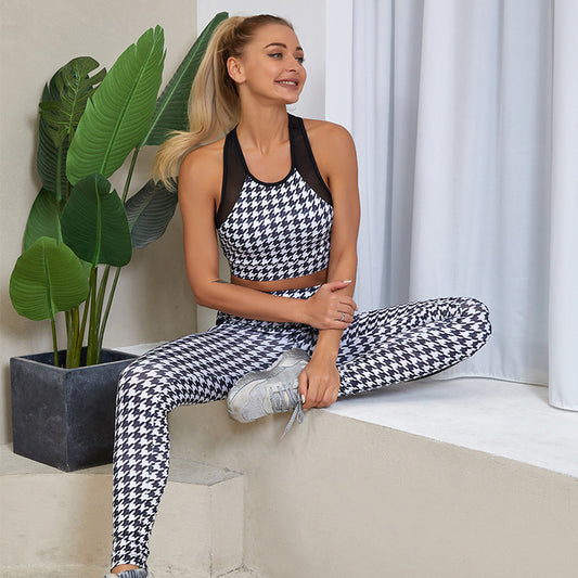 Checker Yoga Set
