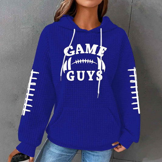 New Long-sleeved Clothing Drawstring Sweater