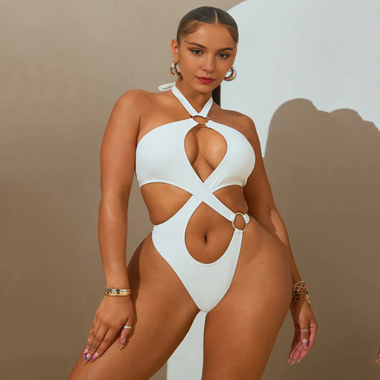 Lace-up swimwear