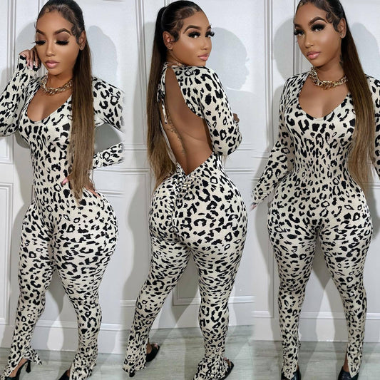 Leopard  Jumpsuit