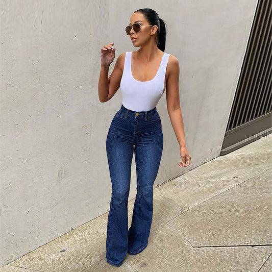 High Waist Denim Pants
